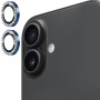 ENKAY skla posázená kamínky k ochraně čoček zadního fotoaparátu pro iPhone 17 - tmavě modrá