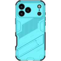 Odolný ochranný kryt se stojánkem pro iPhone 17 Pro - modrý