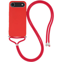 Ochranný kryt se šňůrkou pro iPhone Air - červený