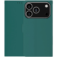 Flipové pouzdro z PU kůže pro iPhone 17 Pro / 18 Pro - petrolejové