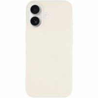 Matný kryt z měkkého plastu pro iPhone 17 - béžový