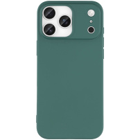Matný kryt z měkkého plastu pro iPhone 17 Pro Max - petrolejový