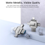 Yesido FL15 4v1 flash disk s konektory USB-C / Lightning / USB-A / micro USB - 16GB - stříbrný
