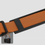 COOLBELL batoh s nastavitelným popruhem a externím USB portem pro iPad / MacBook do 16" - černý
