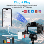 NK-104 Pro 4v1 redukce se čtečkou karet - slot na SD / TF kartu / USB-C / USB-A na USB-C / Lightning - bílá