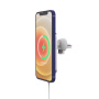 X16 magnetický držák do auta do ventilační mřížky s bezdrátovým nabíjením pro iPhone - černý