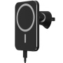 X16 magnetický držák do auta do ventilační mřížky s bezdrátovým nabíjením pro iPhone - černý
