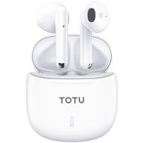 TOTUDESIGN BE-12 bezdrátová sluchátka - bílá