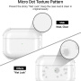 Transparentní obal s karabinou pro AirPods Pro 3 - růžový