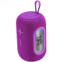 T&G TG665 bezdrátový Bluetooth reproduktor s podsvícením - fialový