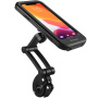 WEST BIKING univerzální magnetické voděodolné pouzdro s držákem na kolo a motorku na řídítka pro iPhone - černé