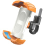 Z012 držák na kolo a motorku na řídítka pro iPhone - oranžovobílý