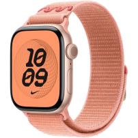 Originální Apple provlékací sportovní řemínek Nike pro Apple Watch 42mm / 41mm / 40mm / 38mm - Alpenglow Pink