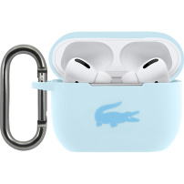 Lacoste Glossy Printing Logo silikonový obal pro AirPods Pro - modrý
