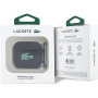 Lacoste Croc Logo silikonový obal s karabinou pro AirPods 4 / 5 - černý