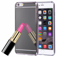 Zrcadlový ochranný kryt pro Apple iPhone 6 Plus / 6S Plus - šedý