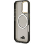 Lacoste Frosted Finish Gold Logo kryt s MagSafe pro iPhone 17 - šedý