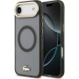 Lacoste Frosted Finish Gold Logo kryt s MagSafe pro iPhone Air - šedý
