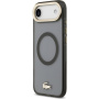 Lacoste Frosted Finish Gold Logo kryt s MagSafe pro iPhone Air - šedý