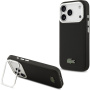 Lacoste Iconic Petit Pique Camera Stand kryt s MagSafe pro iPhone 17 Pro - černý