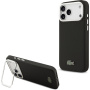 Lacoste Iconic Petit Pique Camera Stand kryt s MagSafe pro iPhone 17 Pro Max - černý