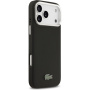 Lacoste Iconic Petit Pique Camera Stand kryt s MagSafe pro iPhone 17 Pro Max - černý