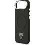 Guess Triangle Logo kryt s MagSafe pro iPhone Air - černý