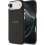Guess Saffiano kryt s MagSafe pro iPhone Air - černý