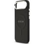 Guess Saffiano kryt s MagSafe pro iPhone Air - černý