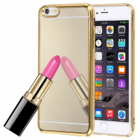 Zrcadlový ochranný kryt pro Apple iPhone 6 Plus / 6S Plus - zlatý