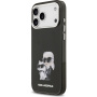 Karl Lagerfeld IML Aquarelle Karl and Choupette kryt pro iPhone 17 Pro Max - černý