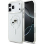 Karl Lagerfeld IML K&CH Heads Metal Frame kryt s MagSafe pro iPhone 17 Pro Max - čirý