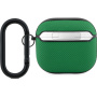 Lacoste Petit Pique Croc Logo Patch obal s karabinou pro AirPods 4 / 5 - zelený