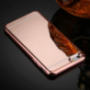 Zrcadlový ochranný kryt pro Apple iPhone 6 Plus / 6S Plus - růžově zlatý