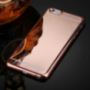 Zrcadlový ochranný kryt pro Apple iPhone 6 Plus / 6S Plus - růžově zlatý