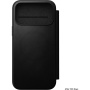 Nomad Modern Leather Folio flipové pouzdro s MagSafe pro iPhone 17 Pro Max - černé