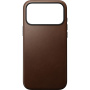 Nomad Modern Leather kožený kryt s MagSafe pro iPhone 17 Pro Max - hnědý