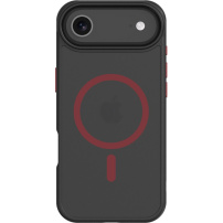 Tactical Hyperstealth 2.0 transparentní kryt s červeným MagSafe pro iPhone Air - černý