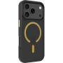 Tactical Hyperstealth 2.0 transparentní kryt se žlutým MagSafe pro iPhone 17 Pro - černý