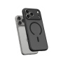 Spigen Ultra Hybrid matný transparentní kryt s MagSafe pro iPhone 17 Pro - černý