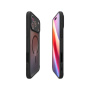 Spigen Ultra Hybrid matný transparentní kryt s MagSafe pro iPhone 17 Pro - černý