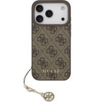 Guess 4G Charms kryt pro iPhone 17 Pro - hnědý
