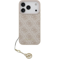 Guess 4G Charms kryt pro iPhone 17 Pro Max - růžový