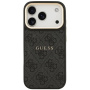 Guess 4G Gold Frame kryt s MagSafe pro iPhone 17 Pro Max - šedý
