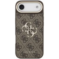 Guess 4G Metal Logo Gold Frame kryt pro iPhone Air - hnědý