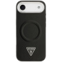 Guess Triangle Logo kryt s MagSafe pro iPhone Air - černý
