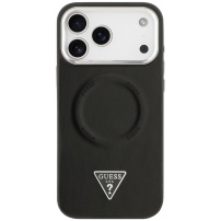 Guess Triangle Logo kryt s MagSafe pro iPhone 17 Pro - černý