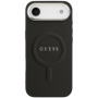 Guess Saffiano kryt s MagSafe pro iPhone Air - černý
