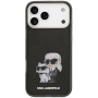 Karl Lagerfeld IML Aquarelle Karl and Choupette kryt pro iPhone 17 Pro Max - černý