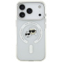 Karl Lagerfeld IML K&CH Heads Metal Frame kryt s MagSafe pro iPhone 17 Pro Max - čirý
